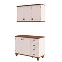 Ver imagem 2 de Cozinha Compacta 2 Peças Joy Off White/Nogueira