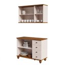 Ver imagem 6 de Cozinha Compacta 2 Peças Joy Off White/Nogueira