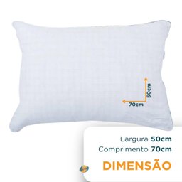 Travesseiro Toque de Pluma Neo Prime Camesa Ecopluma Conforto Hotel Antialérgico Percal Algodão 233  - 5