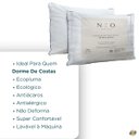 Ver imagem 4 de Travesseiro Toque de Pluma Neo Prime Camesa Ecopluma Conforto Hotel Antialérgico Percal Algodão 233