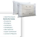 Ver imagem 6 de Travesseiro Toque de Pluma Neo Prime Camesa Ecopluma Conforto Hotel Antialérgico Percal Algodão 233 