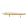 Mesa de Centro Design Moderno e Orgânico Cor Off White - 5