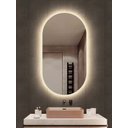 Ver imagem 4 de Espelho Lapidado Oval Iluminado com led quente - 60x150cm