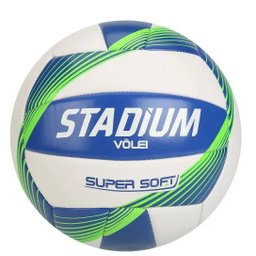 Bola de Futebol Stadium Vôlei Super Soft - Branco/Verde - 1 Bola de Futebol Stadium Vôlei Super Soft - Branco/Verde - 1