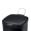 Ver imagem 2 de Lixeira Linha Frame 6 litros Com Pedal Duplo Acionamento Brinox