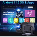 Ver imagem 2 de Umidificador Mini Projetor 720p Portatil 4k Hy320 Cor Preto