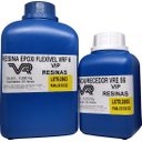 Ver imagem 1 de Resina Epóxi Flexível+ Endurecedor Vrf6 1kg Baixa Espessura