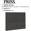 Ver imagem 3 de Cabeceira Queen 160 cm Priss Linho SL 74 Peer