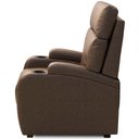 Ver imagem 5 de Poltrona do Papai Fixa Sala de Estar Kim T03 Couro Soft Marrom - Lyam Decor