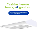 Ver imagem 3 de Depurador de Cozinha Exaustor 60 Cm de Parede Branco 127v