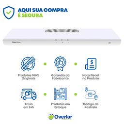 Depurador de Cozinha Exaustor 60 Cm de Parede Branco 127v - 6