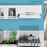 Depurador de Cozinha Exaustor 60 Cm de Parede Branco 127v - 4