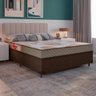 Cama Box Casal Colchão Espuma D20 Esplanada 138x188x52cm Marrom - Suporta até 70kg por Pessoa - 4