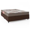 Cama Box Casal Colchão Espuma D20 Esplanada 138x188x52cm Marrom - Suporta até 70kg por Pessoa - 8