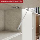 Ver imagem 7 de Cozinha Compacta 2 Peças Fineze em MDF com Tampo Cooktop Areia e Cinamomo