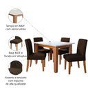 Ver imagem 5 de Conjunto Sala de Jantar Mesa Miami 1,20m 4 Cadeiras Trieste Dobuê