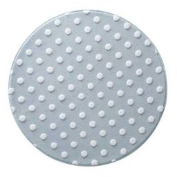 Tapete Redondo Infantil Jolitex Mimo Poa Diam 100cm Azul - 2