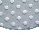 Ver imagem 3 de Tapete Redondo Infantil Jolitex Mimo Poa Diam 100cm Azul