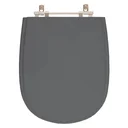 Ver imagem 1 de Assento Sanitario Poliester Paris Cinza Quartzo para vaso Ideal Standard