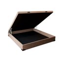 Ver imagem 3 de Cama Báu Box Base Blindado Casal Suede Bege