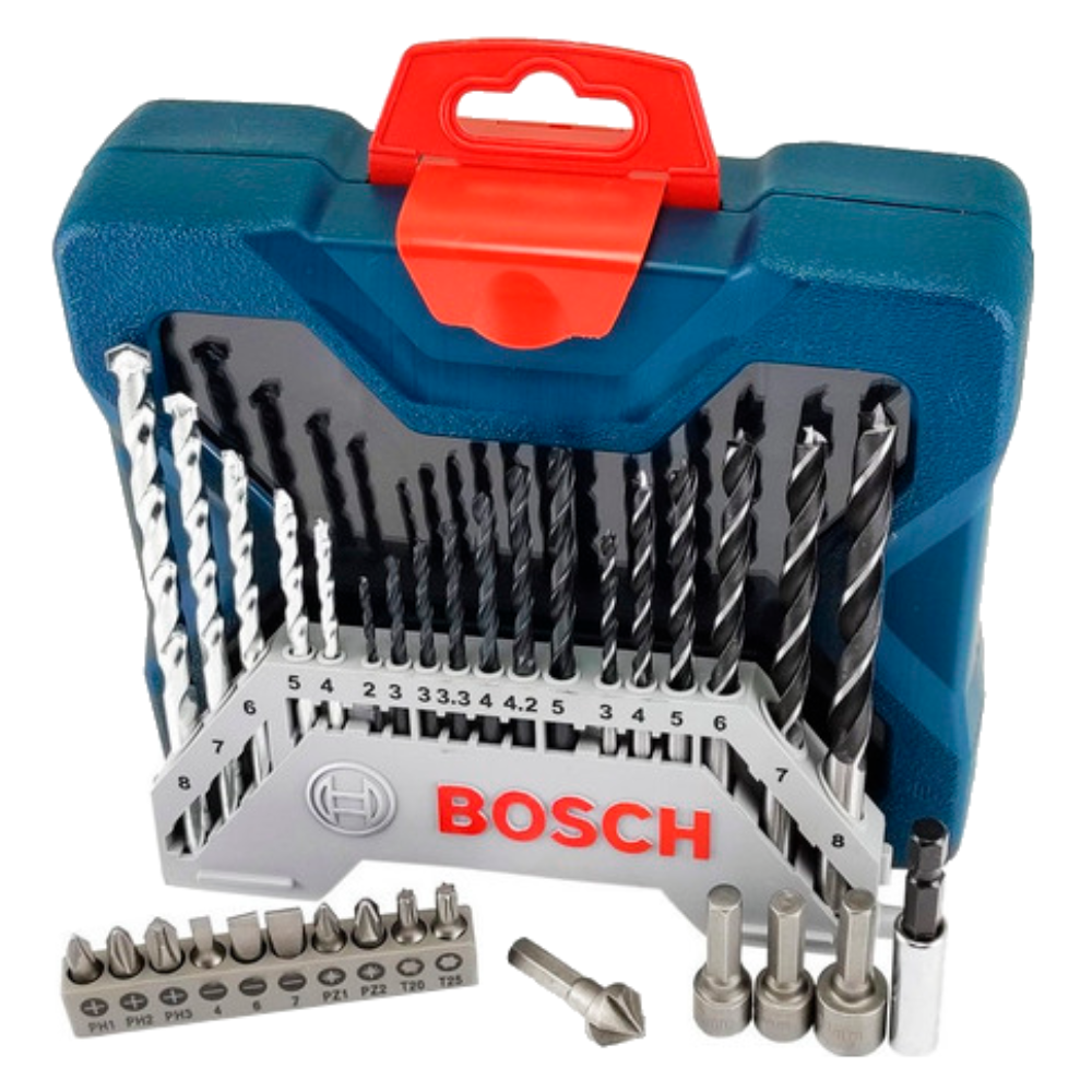 Kit Jogo De Brocas Bits Parafusadeira Bosch Maleta 33 Peças ...