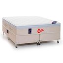 Ver imagem 1 de Cama Box + Colchão Castor Queen Vitagel Euro One Face Pocket 158x198x59cm