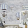 Papel de Parede Balãozinho Infantil para Quarto de Bebê M² Vr55 - 2