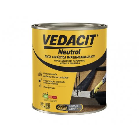 Tinta Asfaltica Neutrol a 900ml O.baumg- Onu 1263 - Ft 3 C/6pcs