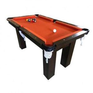 Mesa de Sinuca Bilhar Snooker - Base de Pedra Rm3 - Laranja - Bilhares Engers