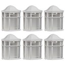 Ver imagem 1 de Kit 6 Arandelas Luminárias de Parede Externa Branca Clássica Colonial de Ville Dital