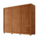 Ver imagem 2 de Guarda Roupa Casal Connor Mdf 3 Portas 4 Gavetas 6 Prateleiras com Pés Moderna Mobília