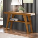 Ver imagem 5 de Conjunto com Buffet Quartzo e Aparador Menphis para Sala de Jantar Henn - Nature/off White