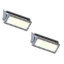 Ver imagem 1 de Kit com 2 Refletor Led 100w com Led Osram 9000lm Ip66 - Modelo Combate