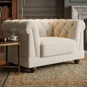 Ver imagem 2 de Poltrona Decorativa Capitone Acorde Pes MDF Boucle Tce 1010 Moll