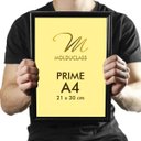 Ver imagem 3 de Kit 6 Molduras A4 Pretas com Vidro para Quadro, Foto, Certificado