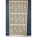Ver imagem 4 de Painel Vazado Divisória Mdf London Crú - 1,80x2,60m