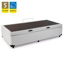 Ver imagem 6 de Cama Box Baú Solteiro Sintético Sereneprime Branco 88x188x44