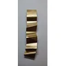 Decoração Escultura de Parede em Aço cor Dourada para Sala, Quarto, Escritório, Residência, Comércio - 2