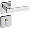 Ver imagem 1 de Fechadura Externa Concept Roseta 408-40CE Cromado Pado Pado s/a
