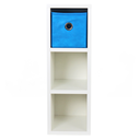 Ver imagem 4 de Mesa de Cabeceira Gaveteiro Organibox com 3 Gavetas 18x55x30cm Cor:Vermelho