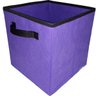 Caixa organizadora de 28x30x28 Colorida com alça Cor:Violeta - 2
