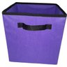 Caixa organizadora de 28x30x28 Colorida com alça Cor:Violeta - 1