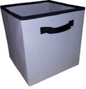 Ver imagem 2 de Caixa Organizadora de 28x30x28 Colorida com Alça Cor: Bege Palha