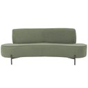 Ver imagem 4 de Sofá Orgânico 2 Lugares 150cm Argos Pés Titânio Linho Verde - Nexta Casa