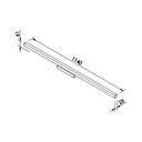 Ver imagem 4 de Arandela Newline Fit Led 647 114cm Bivolt Preto 4000k Luz Neutra