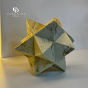 Ver imagem 2 de Escultura em Resina Bege 16x16x16cm