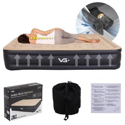 Colchão Inflável Casal Queen Dura Tech Premium Resistente com Bomba Elétrica Embutida Vg Plus 110v - 3