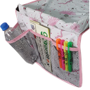Ver imagem 3 de Mesinha Infantil Portátil para Cadeirinha Carro e Carrinho de Bebe Montessoriano Cor:Rosa