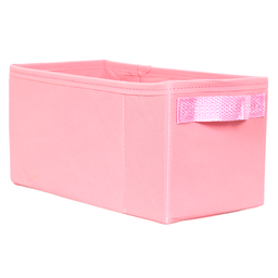 Caixa Colorida 14x14x28 com Alça - Rosa - Organibox - 2