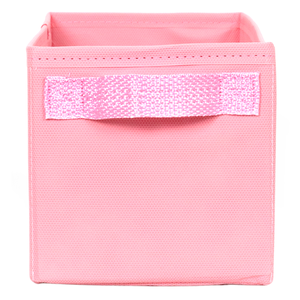 Caixa Colorida 14x14x28 com Alça - Rosa - Organibox
